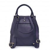 Rucsac dama din piele naturala DiAmanti Umberto Violet Inchis
